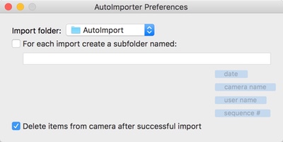 AutoImporter preferences /img/2016/AutoImporter_Preferences.jpg