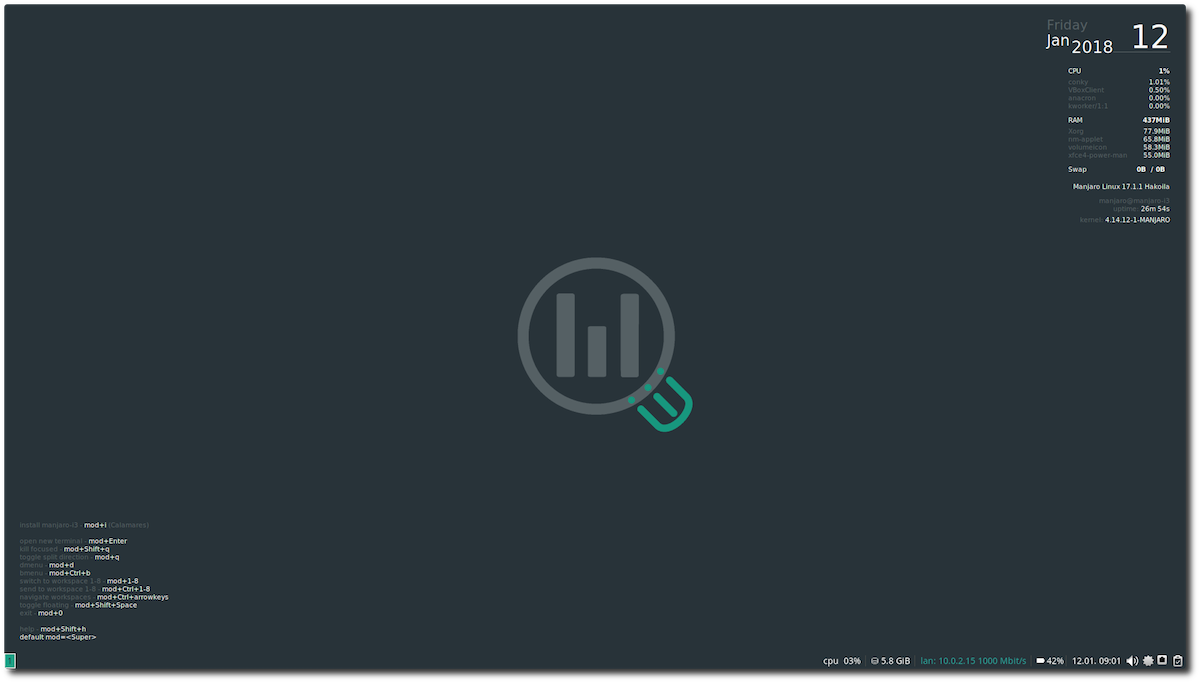 manjaro-i3-desktop.png Manjaro i3 desktop